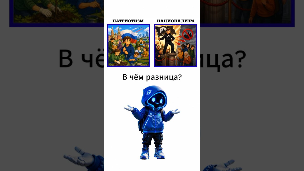 Это патриотизм. А это национализм. В чём разница?