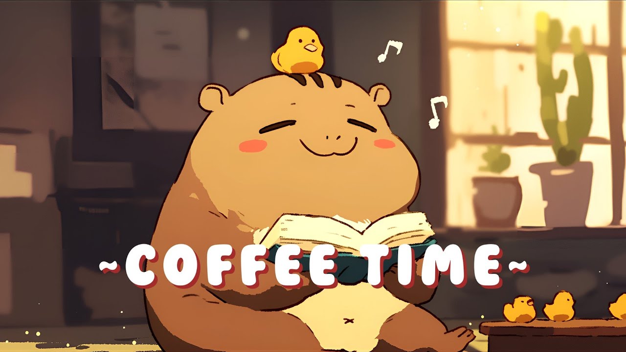 Capybara Beats & Lofi - Calming Beats & Melodies ~ Cozy Atmosphere ~ 🦫 🎵 ✨