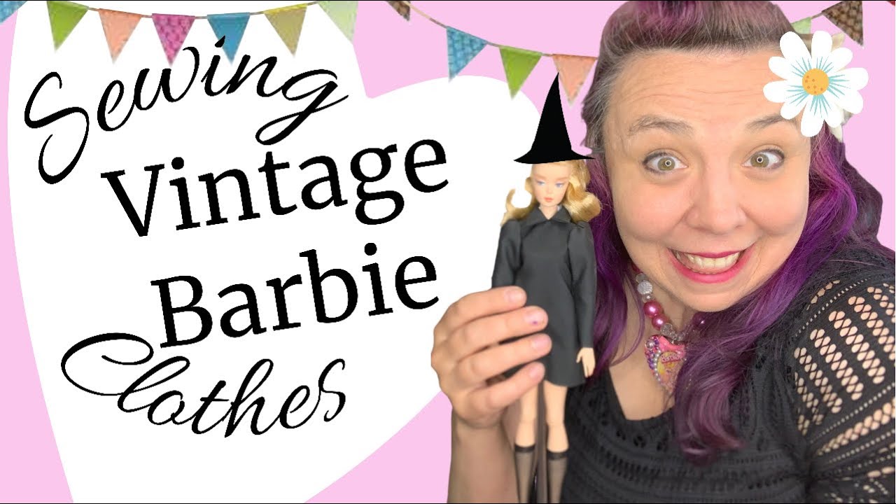 Sewing Vintage Style Barbie Clothes || Upcycle Project