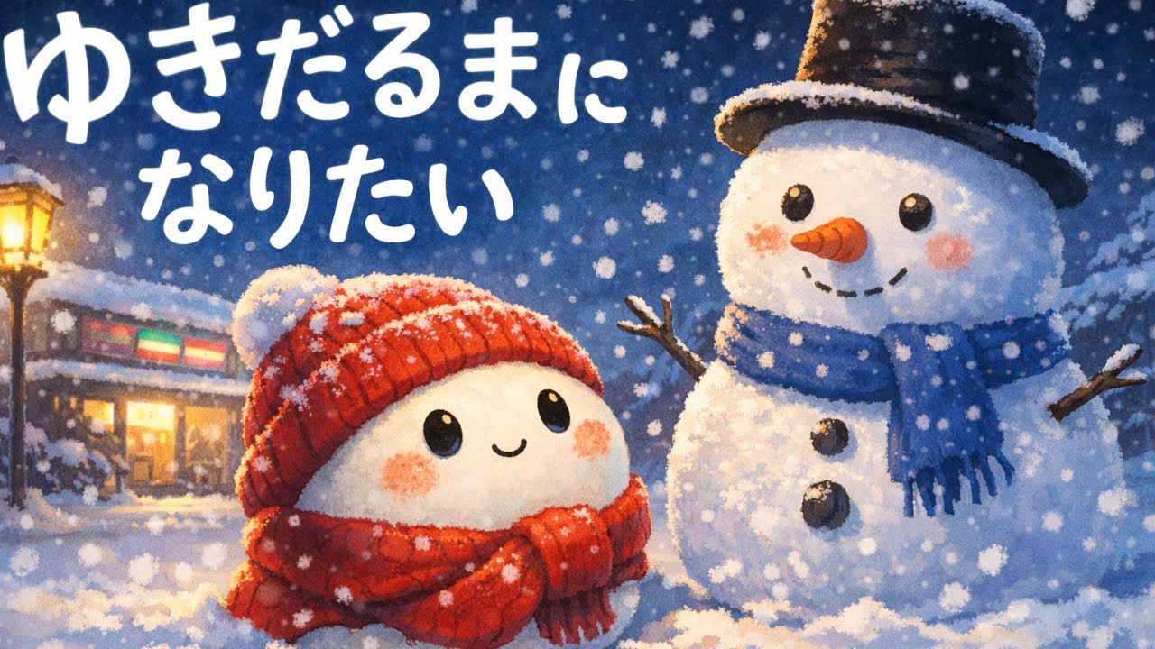 ゆきだるまになりたい｜冬のやさしい読み聞かせ
