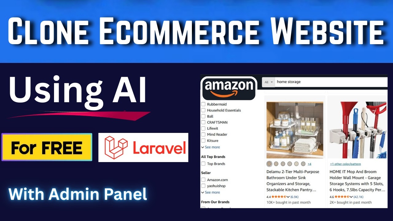 Clone Any Website with Admin Panel in Laravel Using AI (100% FREE )