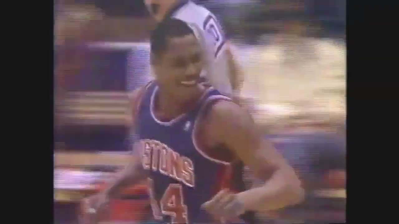 Rick Mahorn Hits His First Career 3-Pointer