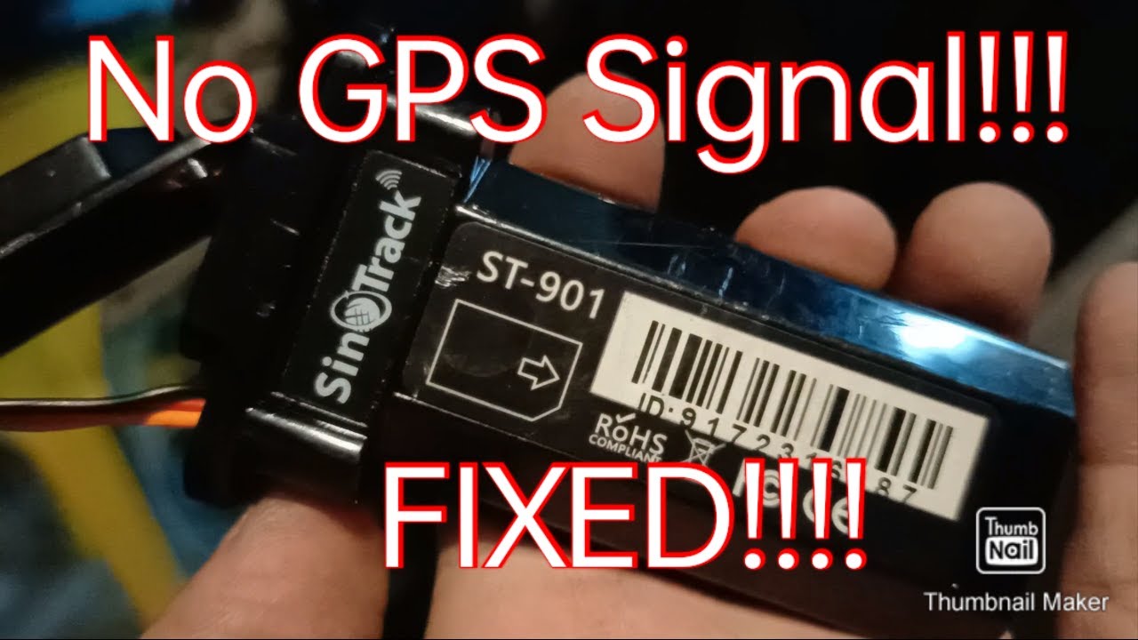 SINOTRACK ST901 GPS-трекинг: как устранить отсутствие сигнала GPS