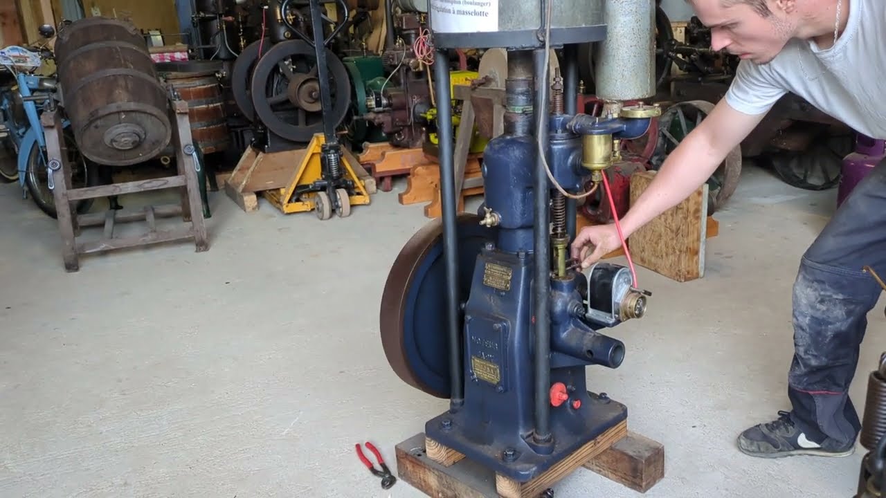 Moteur fixe Japy type boulanger