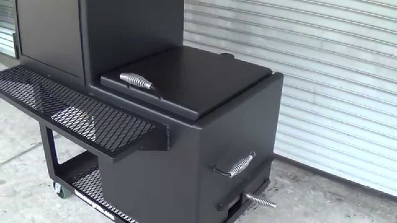 Offset vertical smoker 24''x24'' Lone Star Grillz