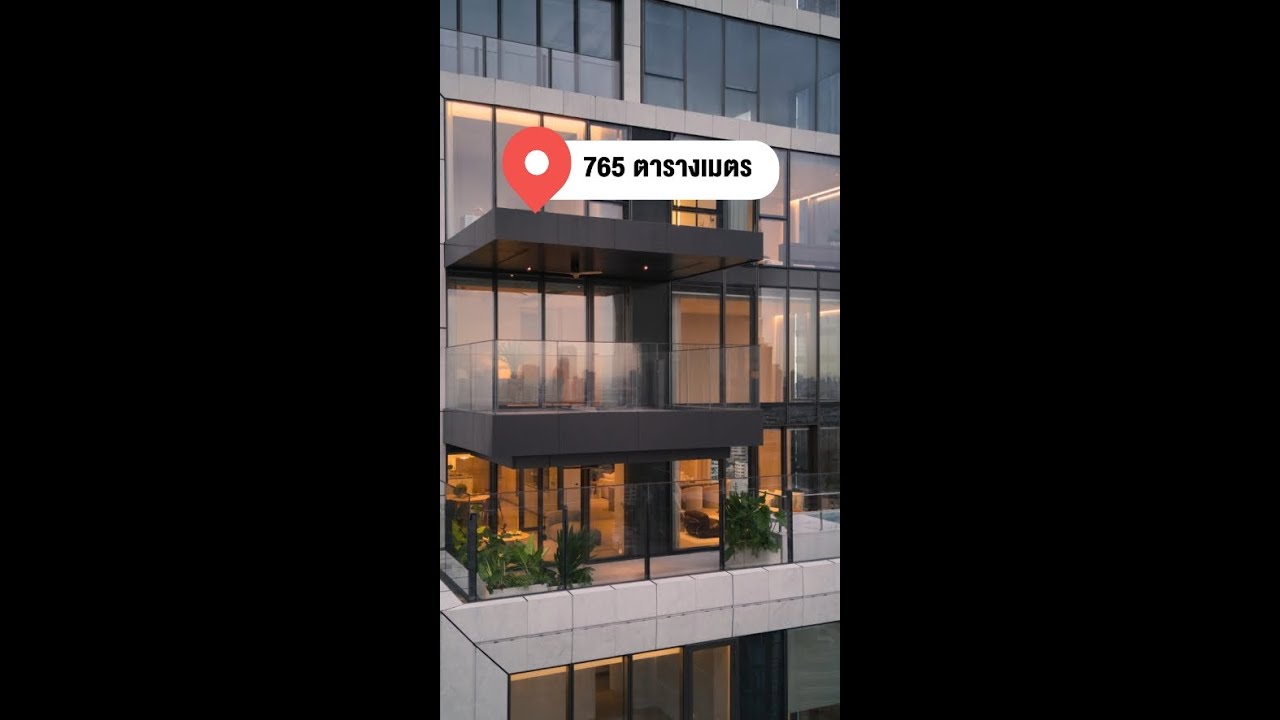 Не просто пентхаус Sky, а отдельная трехэтажная резиденция в SCOPE Thonglor.