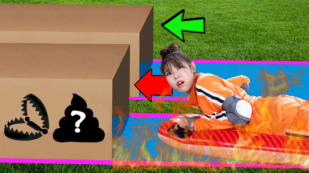 สไลเดอร์ประตูปริศนา! เข้าถูก=รอด เข้าผิด=เละ
