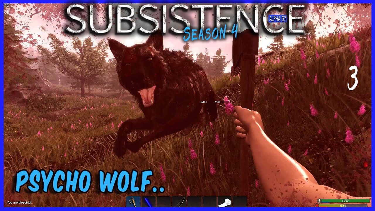 Subsistence - Psycho Wolf  ep3 - Base building| survival games| crafting