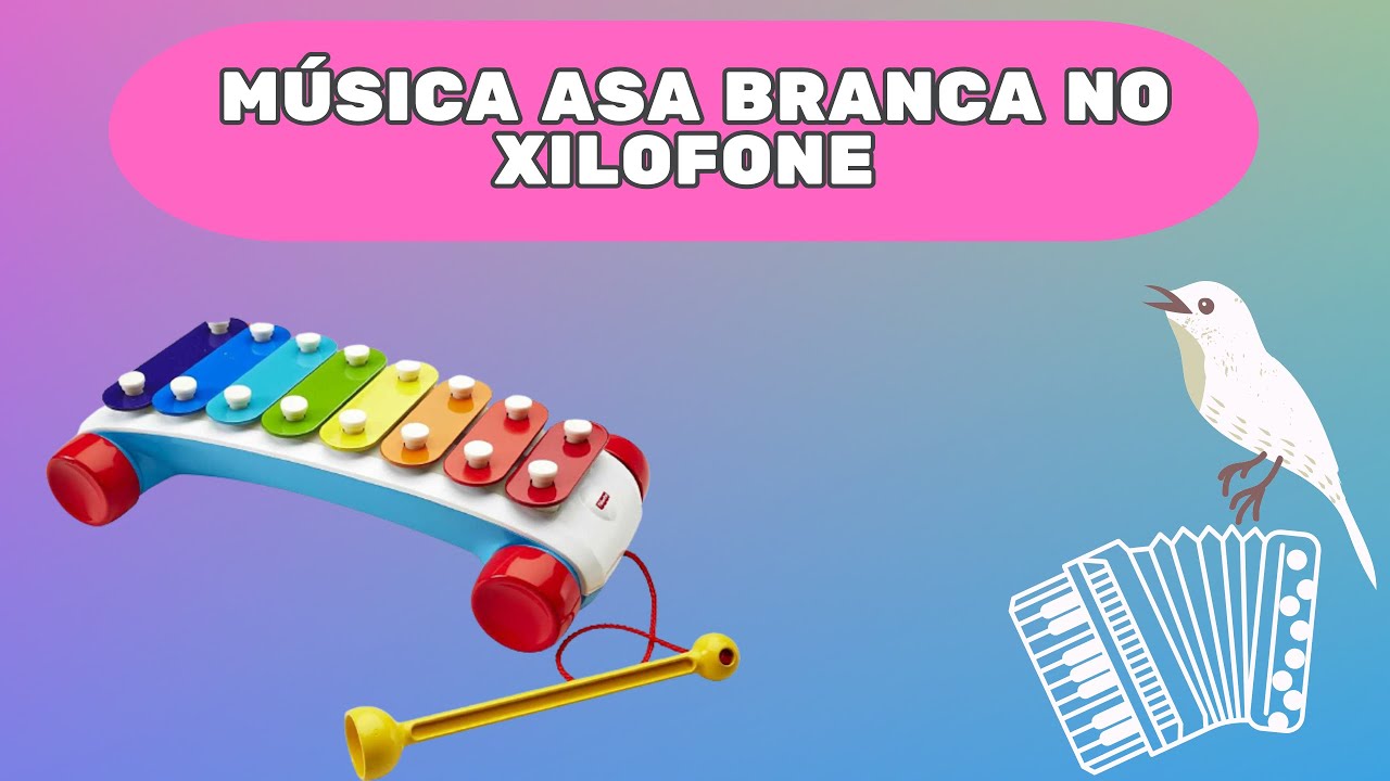 Música Asa Branca no xilofone.