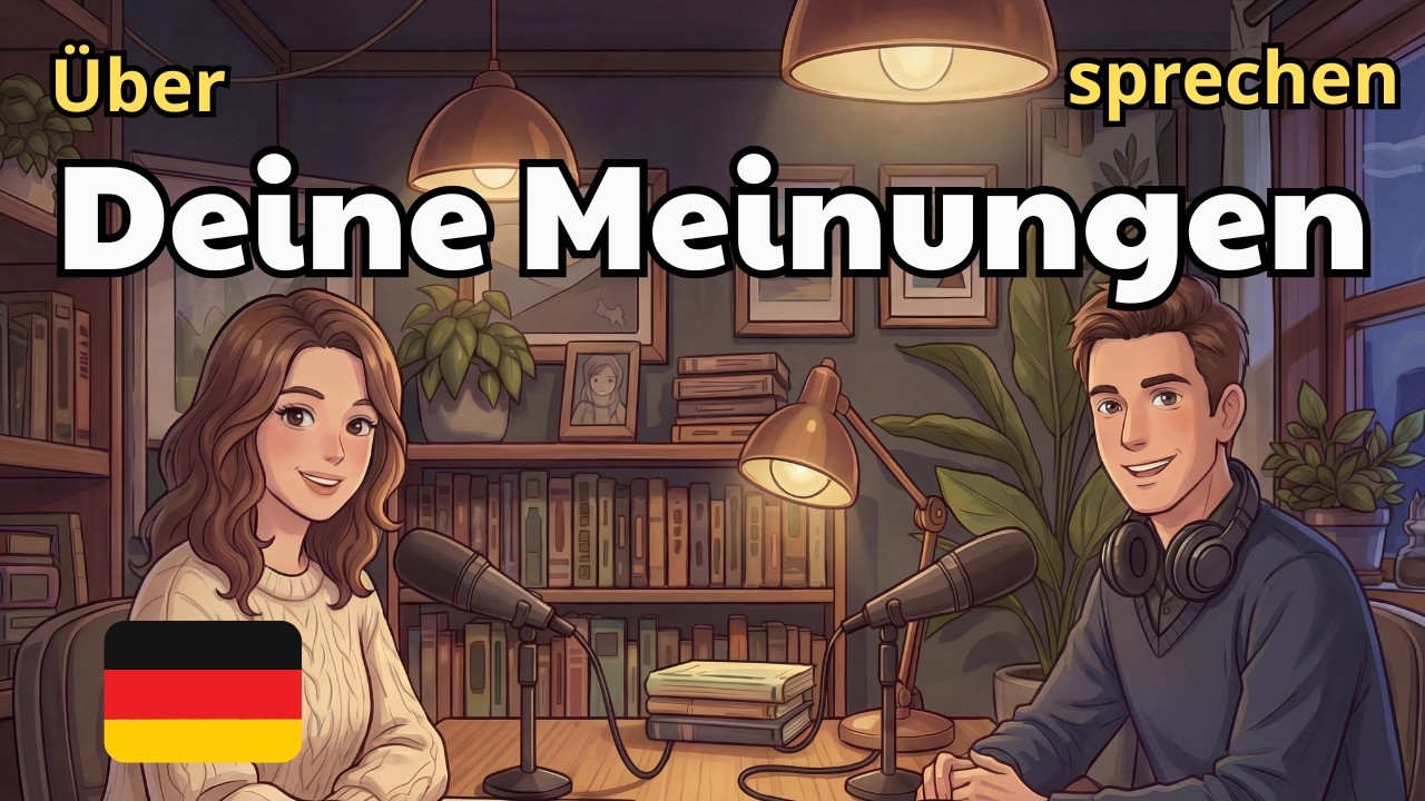 How to Express Your Opinions in German | Easy German Conversation Practice