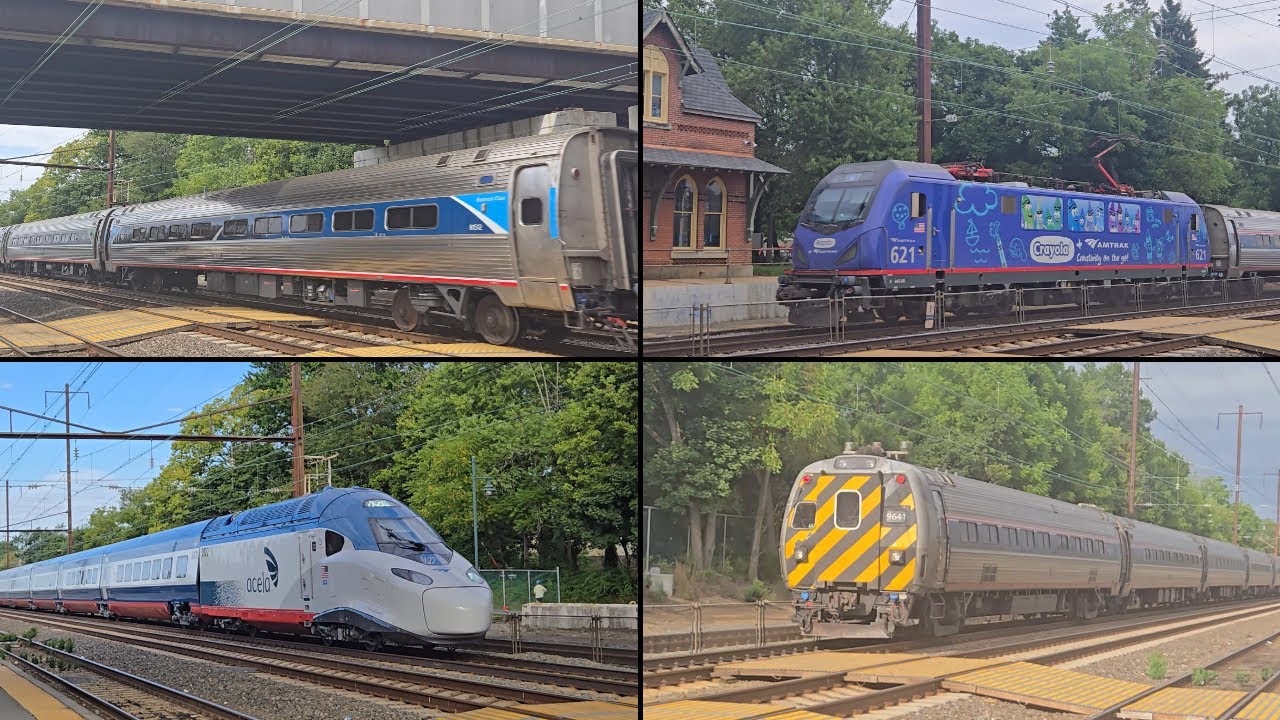 Trainspotting at Newark, Delaware - August 2025