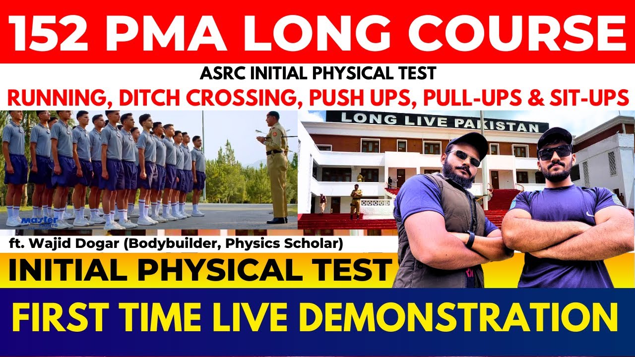 GET FULL MARKS In your PHYSICAL TEST | PMA LONG COURSE | Sheraz Ahmad Awan