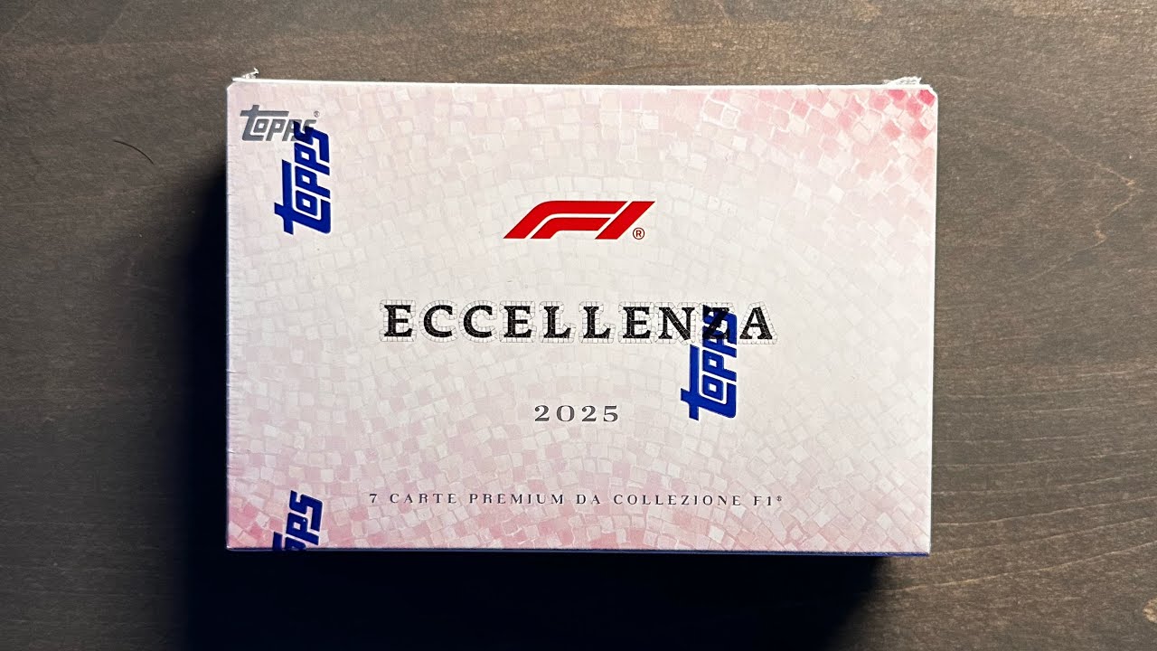 Распаковка коллекционной коробки Topps F1 Eccellenza 2025 года - Mojo Pull!