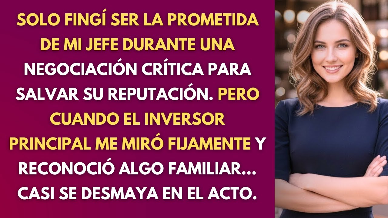 Fingí Ser La Prometida De Mi Jefe En Una Negociación—Pero Un Hombre Me Reconoció…