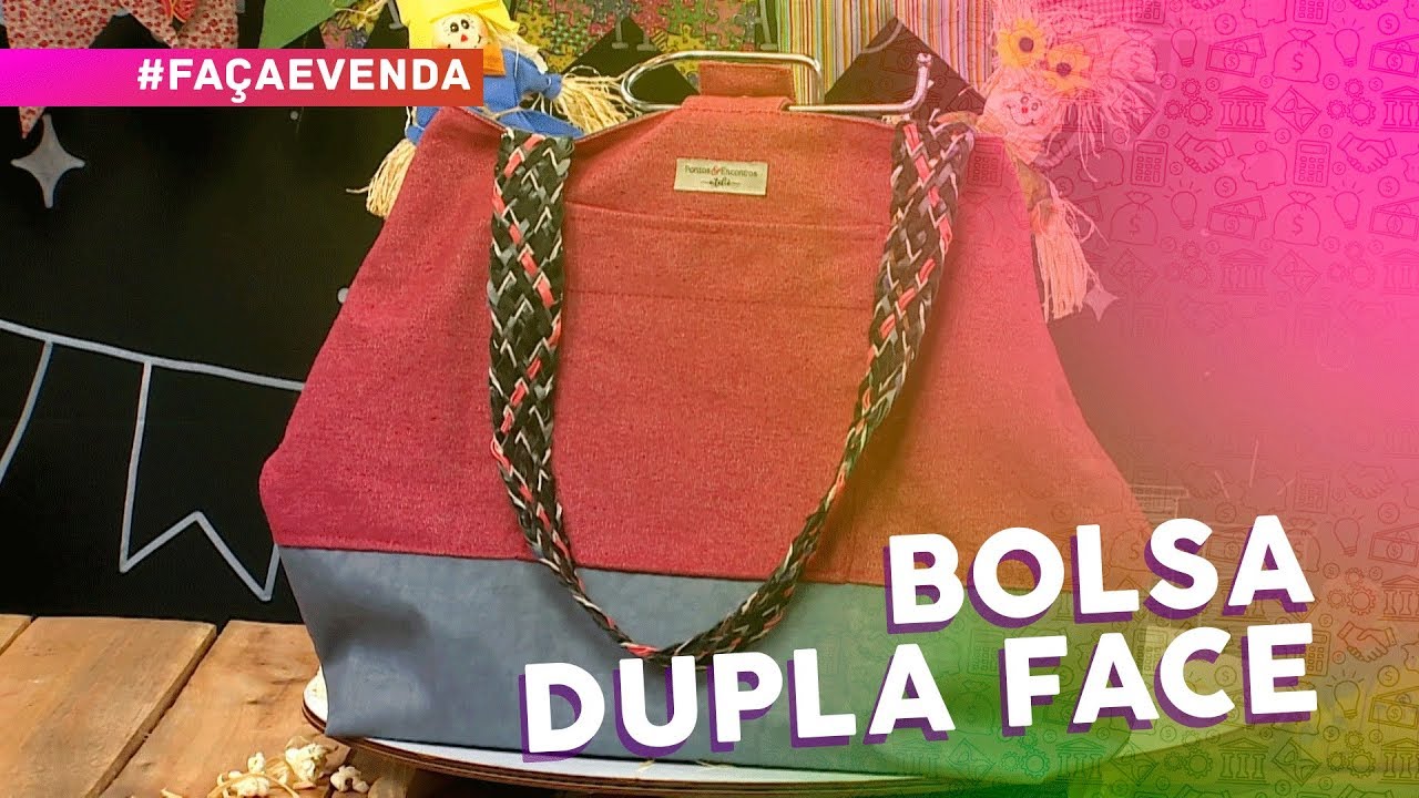 Bolsa dupla face por Luciana Pumputis
