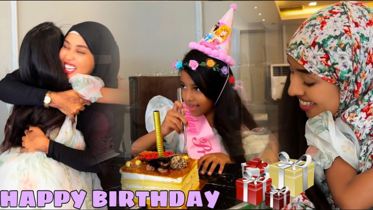 KOKO OO NADIA U SAMEESAY SURPRISE HAPPY BIRTHDAY AAN HORE LOO ARAG & BALAN QAADKA AMIRA - GIFTSH🎂