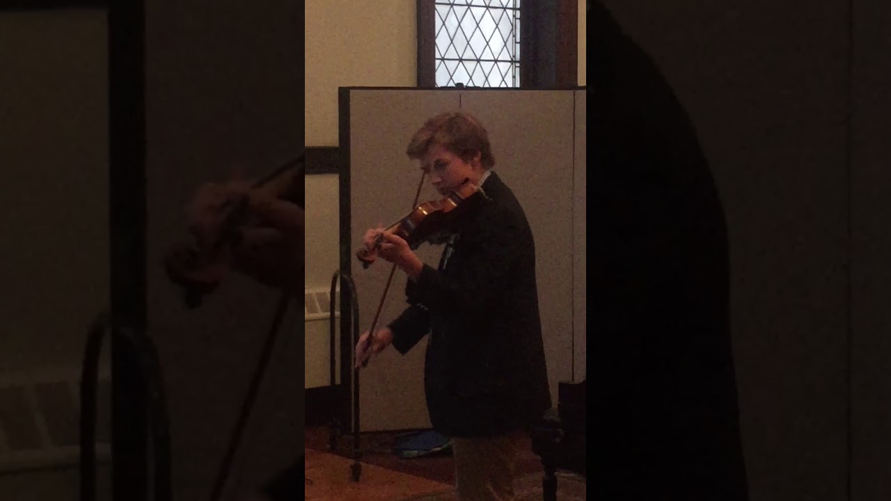 Luke Durkin violin recital May 2017