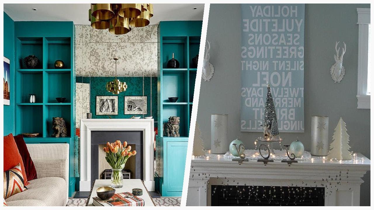75 Turquoise Living Room With Blue Walls Design Ideas You'll Love ⭐️