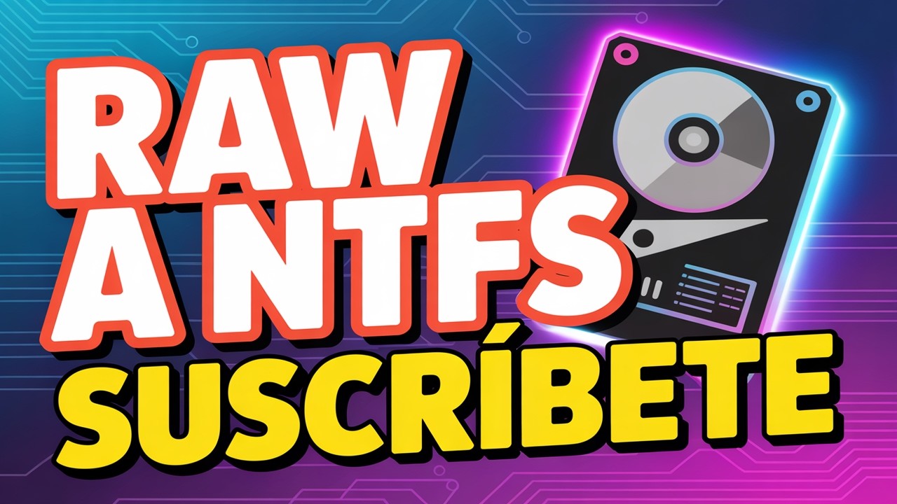 💻 RAW A NTFS (CMD/DISKPART - SOLUCIÓN DENITIVA) 💻