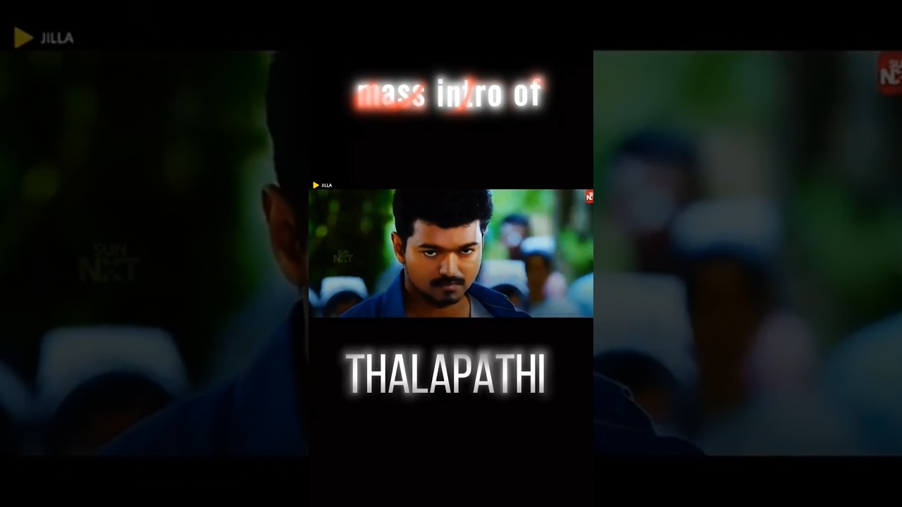 Thalapathi mass intro edit 