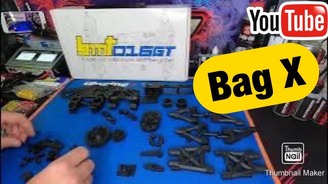 🟡#1 ON DECOUVRE LE BAG X et A : AMORTISSEURS - TOUTES LES PIECES PLASTIQUES DE LA BMT 016 GT