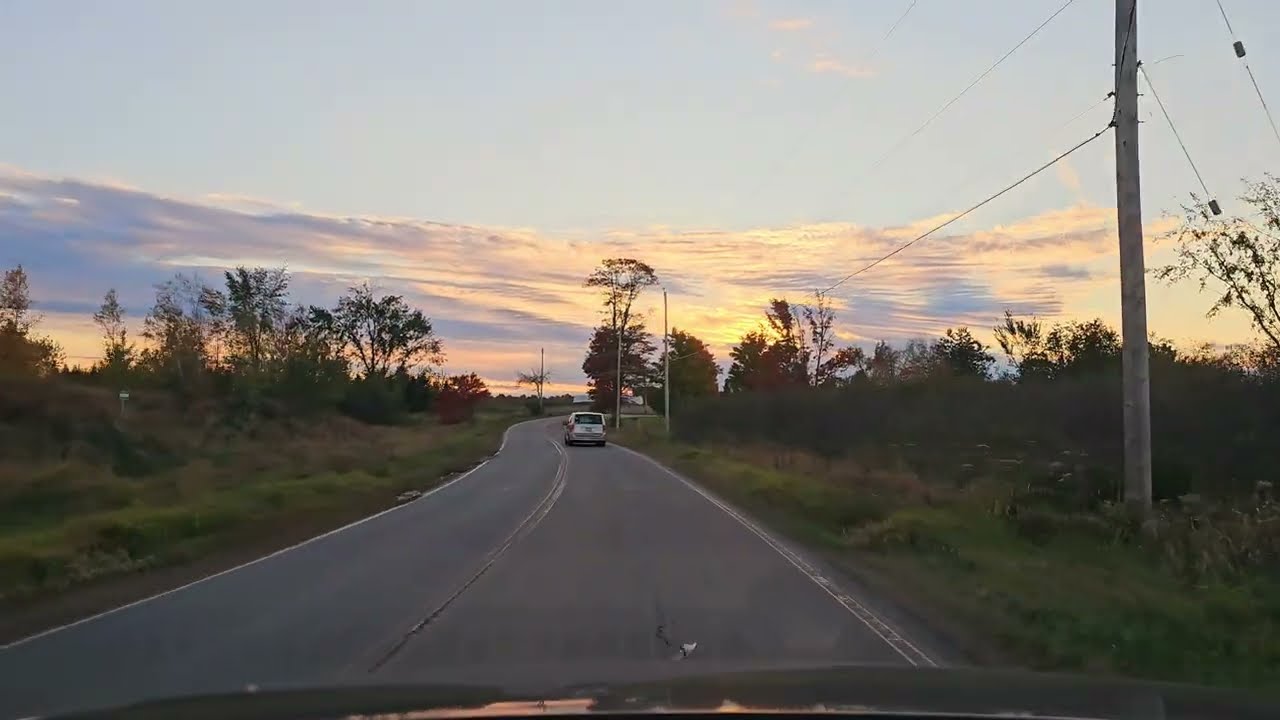 Autumnal drive, Highway 221, Nova Scotia