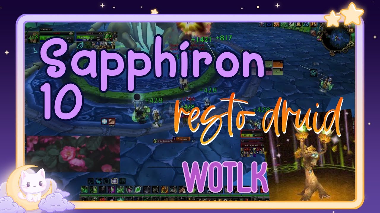 Resto Druid PoV - Naxxramas 10 | Sapphiron | WotLK - Warmane - Frostmourne S3