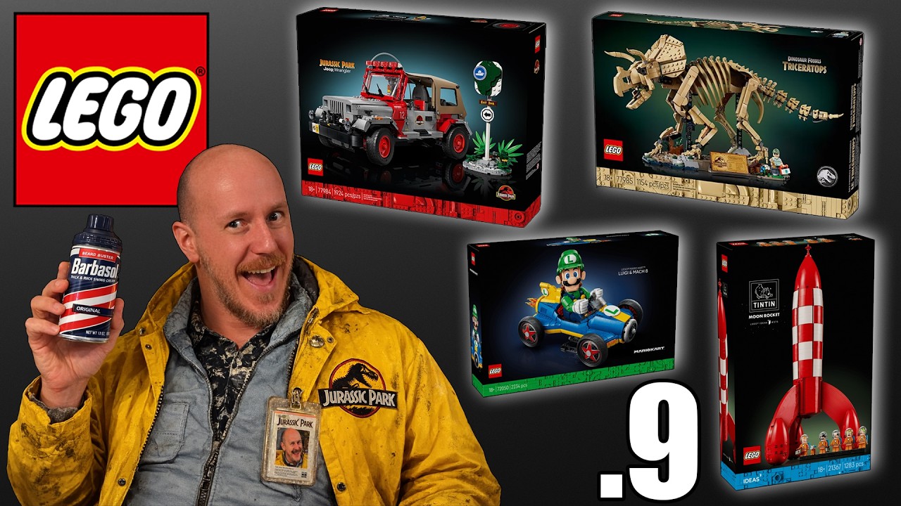 Jeep e Triceratopo di Jurassik Park! Nuovi set Super mario, Pokemon e One piece