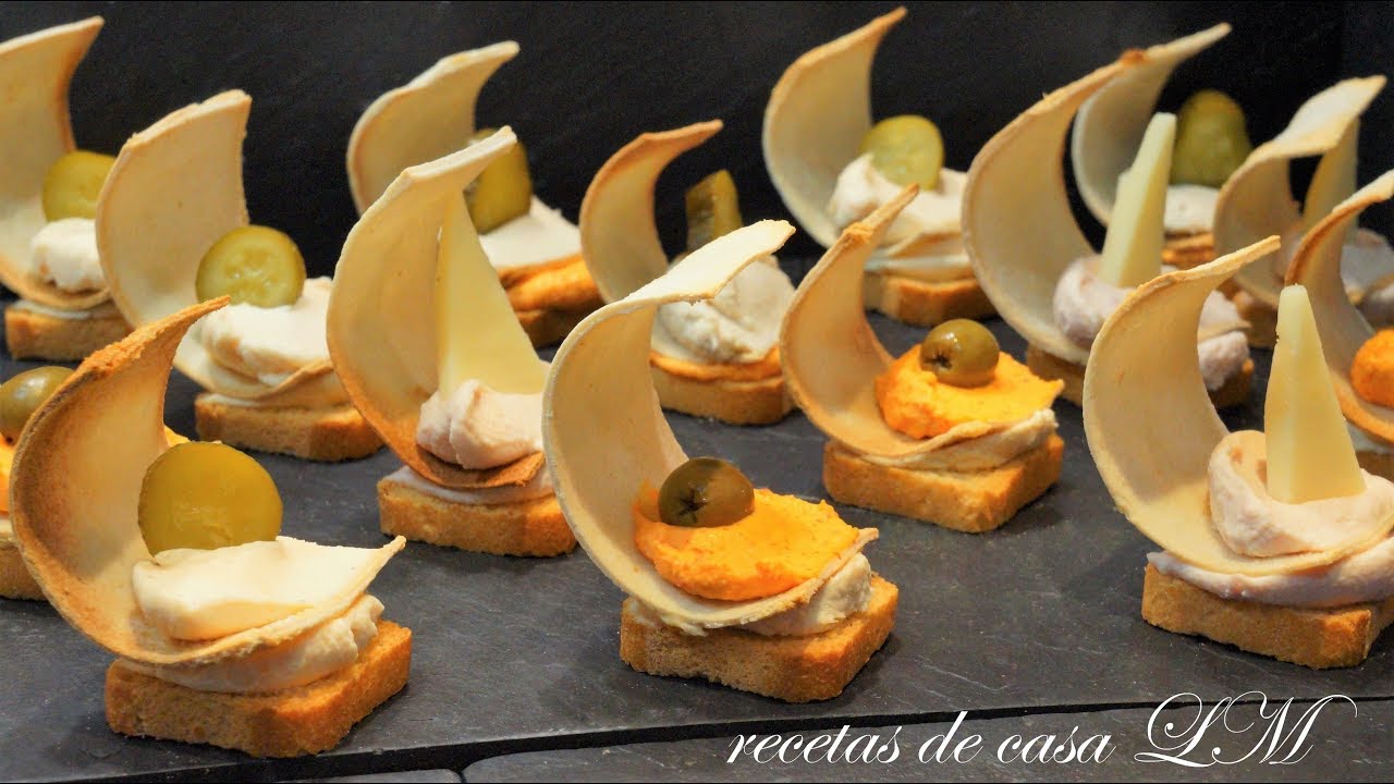 CANAPÉS FRÍOS RÁPIDOS Y FÁCILES PARA NAVIDAD