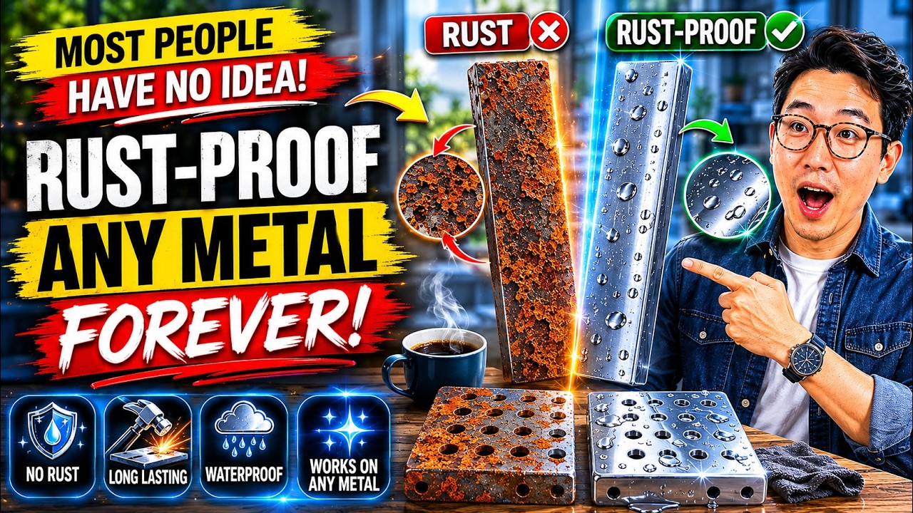 Rust-Proof Any Metal Forever With a $3 Trick &mdash; Most People Have No Idea This Exists