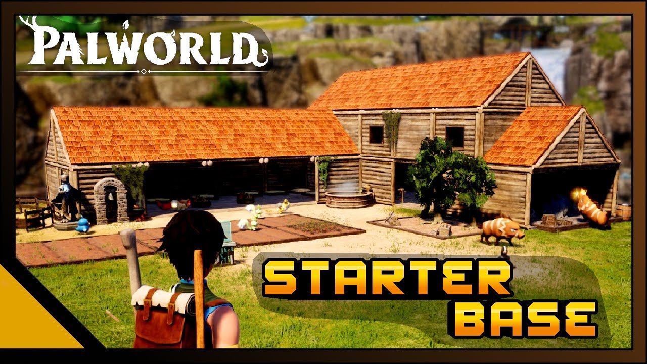 Palworld: Starter Base - Pal Ranch (Build Guide)