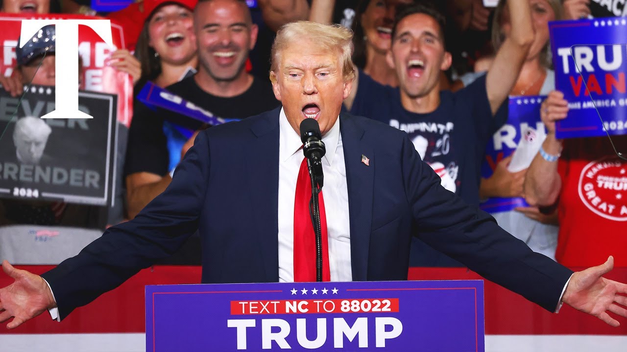 LIVE: Donald Trump hosts major MAGA rally in North Carolina