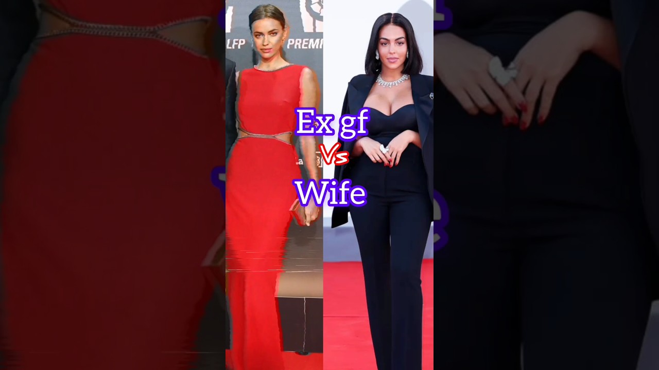 ronaldo's wife vs ex gf😙 | georgina rodr&iacute;guez vs irina shayk 👨&zwj;❤&zwj;💋&zwj;👨| who is most beautiful? 😐#cr7