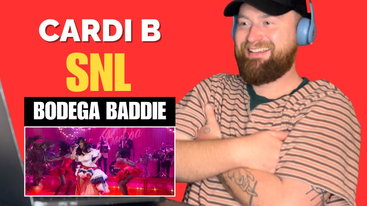 Reacting to CARDI B on SNL - “Bodega Baddie”!!