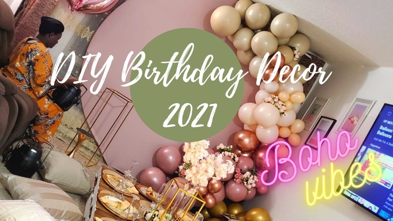 Birthday/Party Decor | Bohemian Themed Decor(indoors) | Do It Yourself Party Decor |Boho Theme Decor