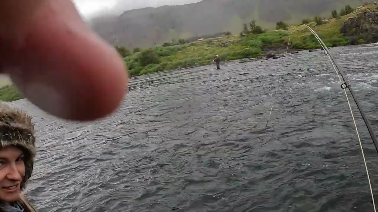 Iceland July 2022- Salmon fishing at Laxa I Kjos