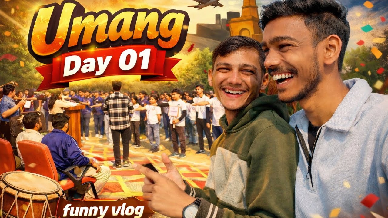 College fest Umang Day-01 Funny vlog  