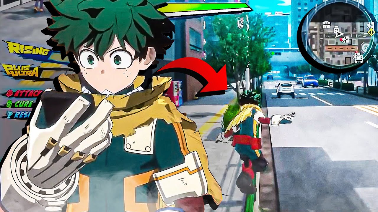 Open World + Character Customization!? My Hero Academia All's Justice