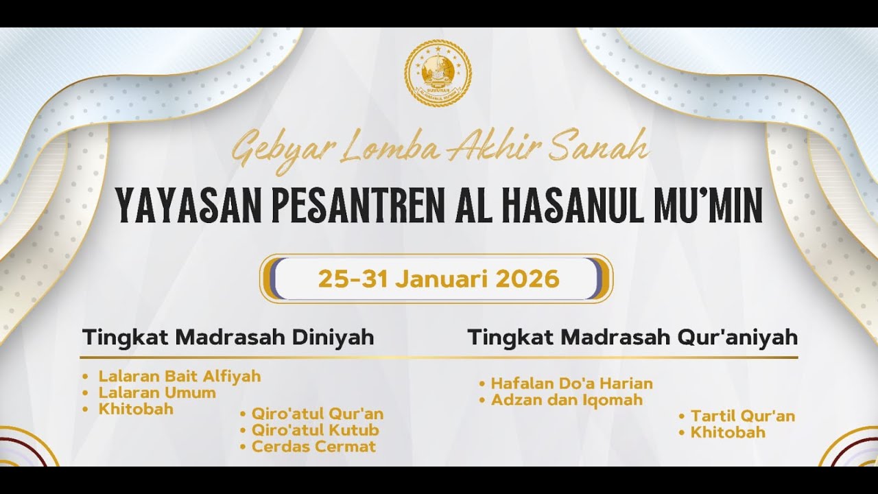 Live Gebyar Lomba Akhirussanah PAHAM 2026