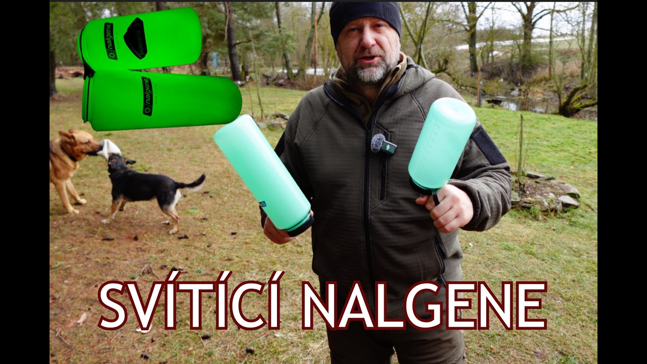 Svítící lahve Nalgene 1 a 1,5 litru