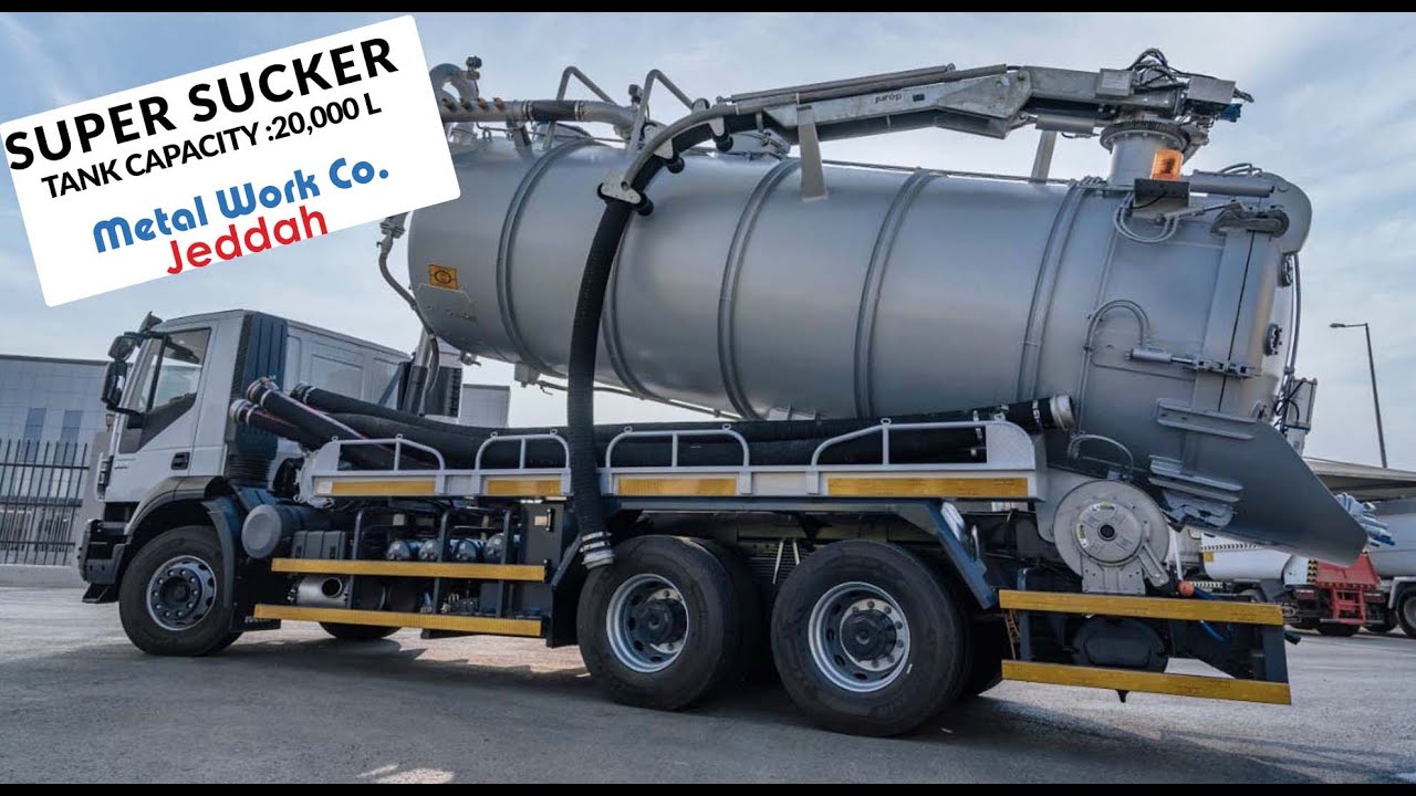 SUPER SUCKER | STAINLESS STEEL | TANK CAPACITY 20,000 LITERS