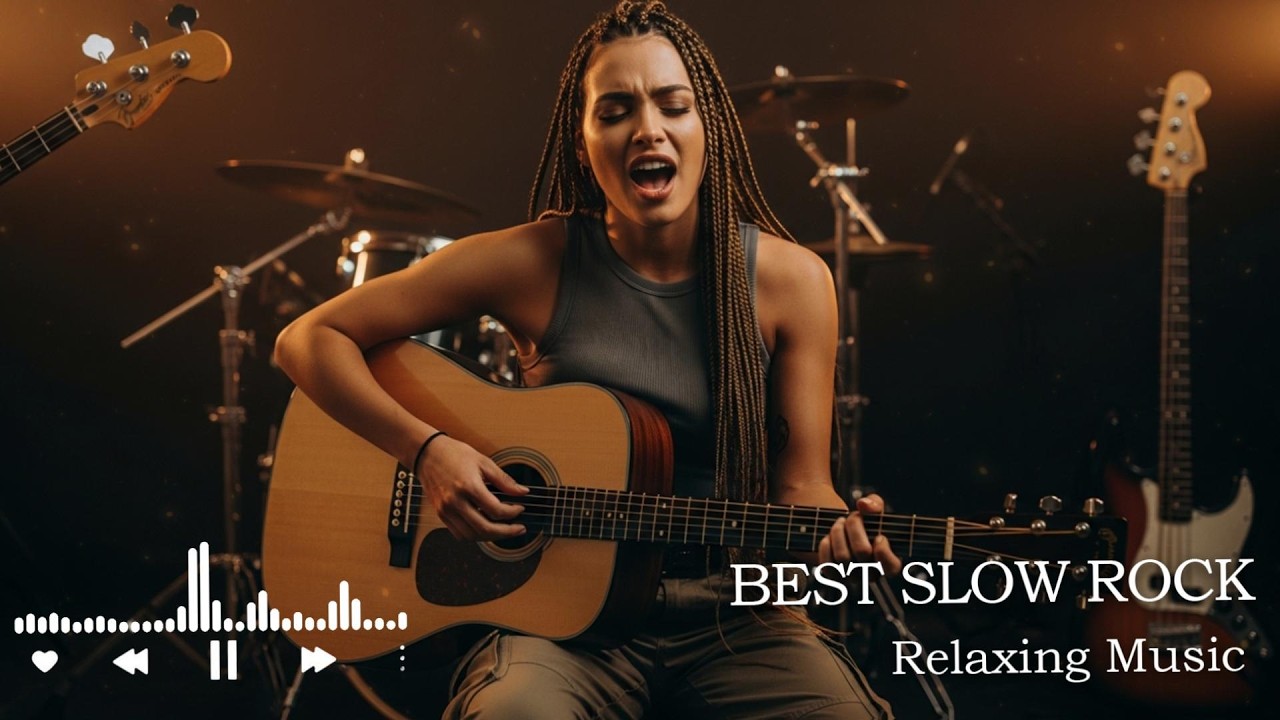 Golden Hour Slow Rock Love Songs | Heartfelt Melodies for Peaceful Nights