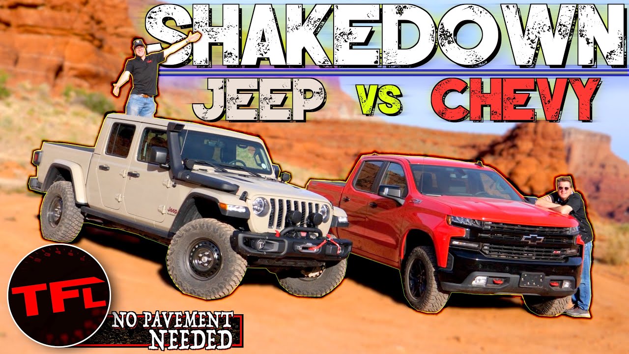 We Built An Overland Jeep Truck: Does It Kill A Silverado Trail Boss In Moab? No Pavement Needed Ep1