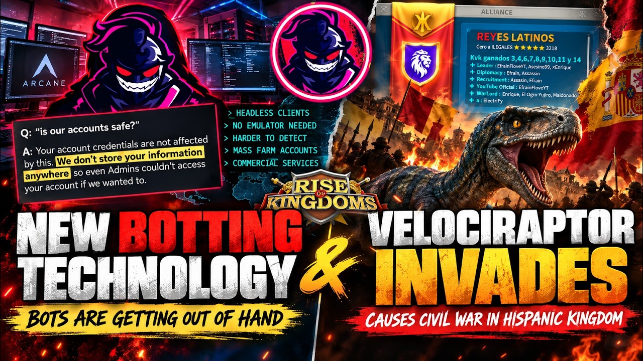 ROK Botting Is OUT OF CONTROL&hellip; New &ldquo;Undetectable&rdquo; Bots + Kingdom CIVIL WAR  | ROK Drama Stream EP 9