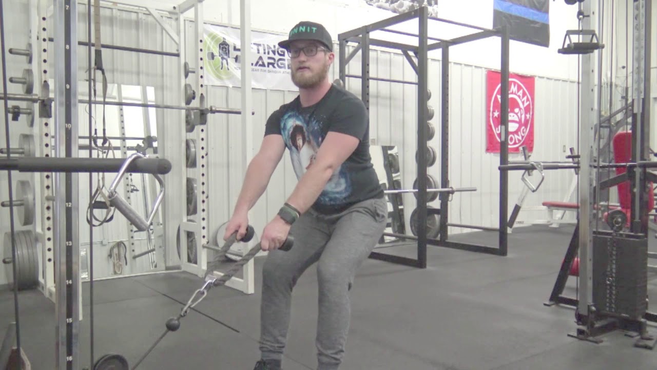 Standing 45 Degree Cable Row