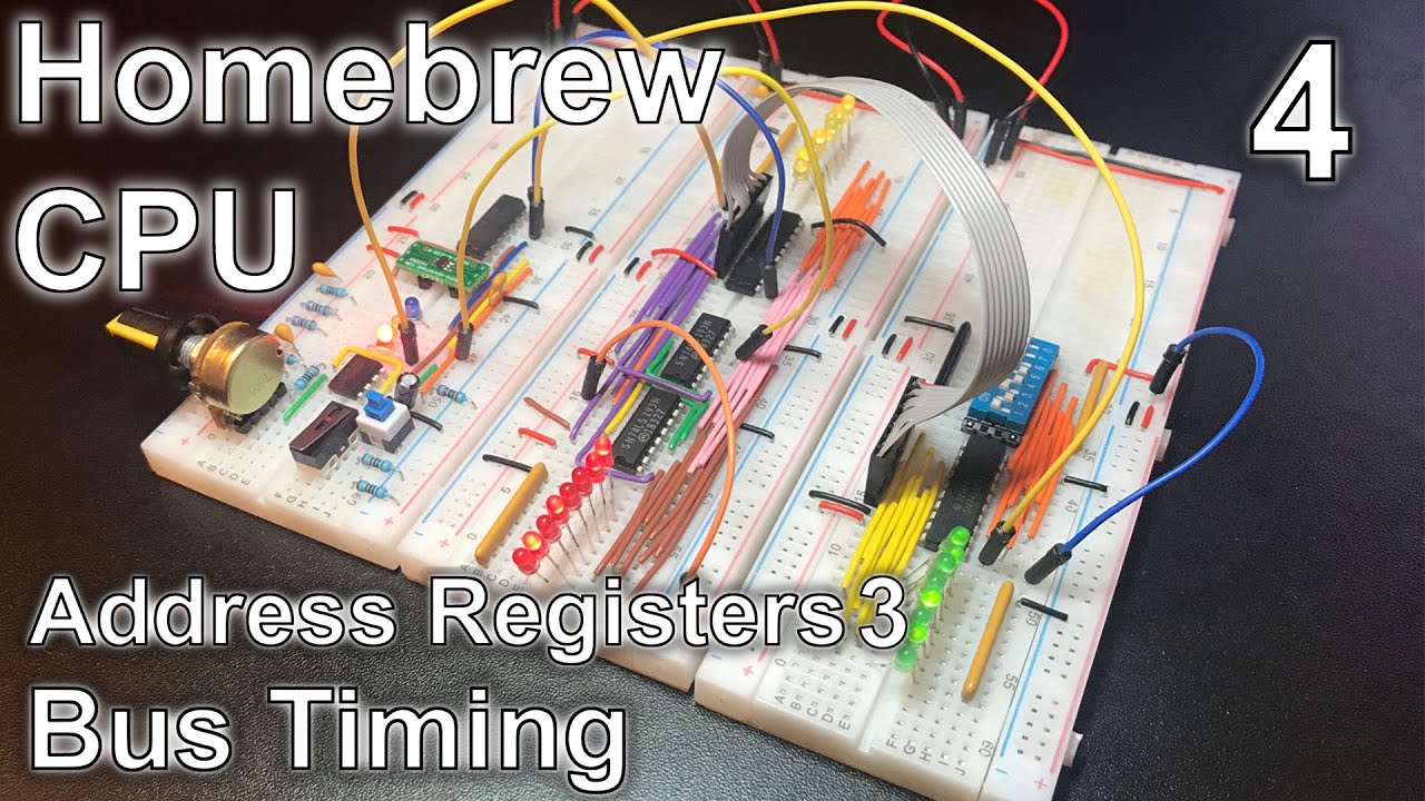 Address Registers (3: Bus Timing) - Making an 8 Bit pipelined CPU - Part 4