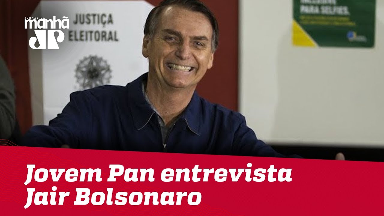 Segundo turno - Eleições 2018: Jovem Pan entrevista Jair Bolsonaro (PSL)