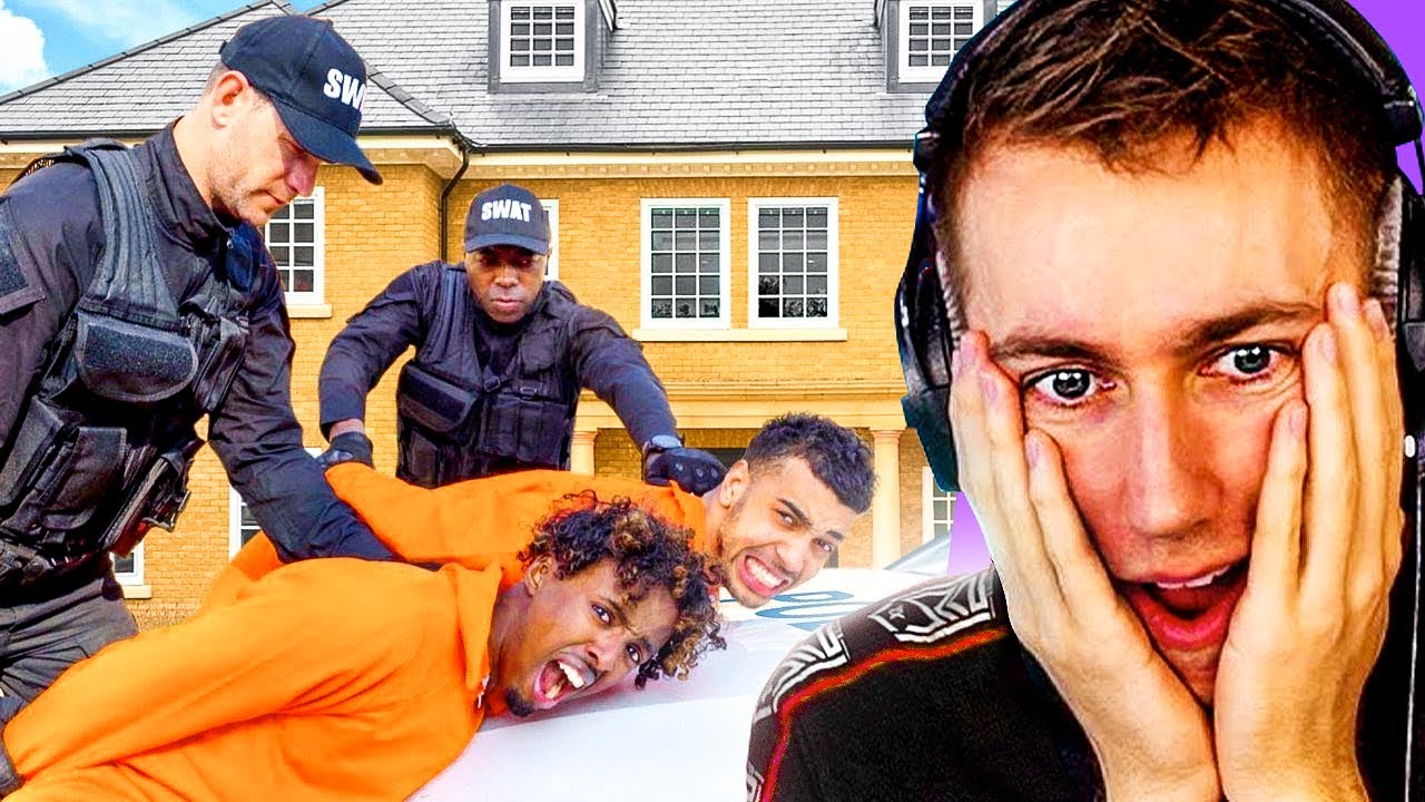 REACTING TO HIDE AND SEEK vs SWAT Team In BETA SQUAD MANSION