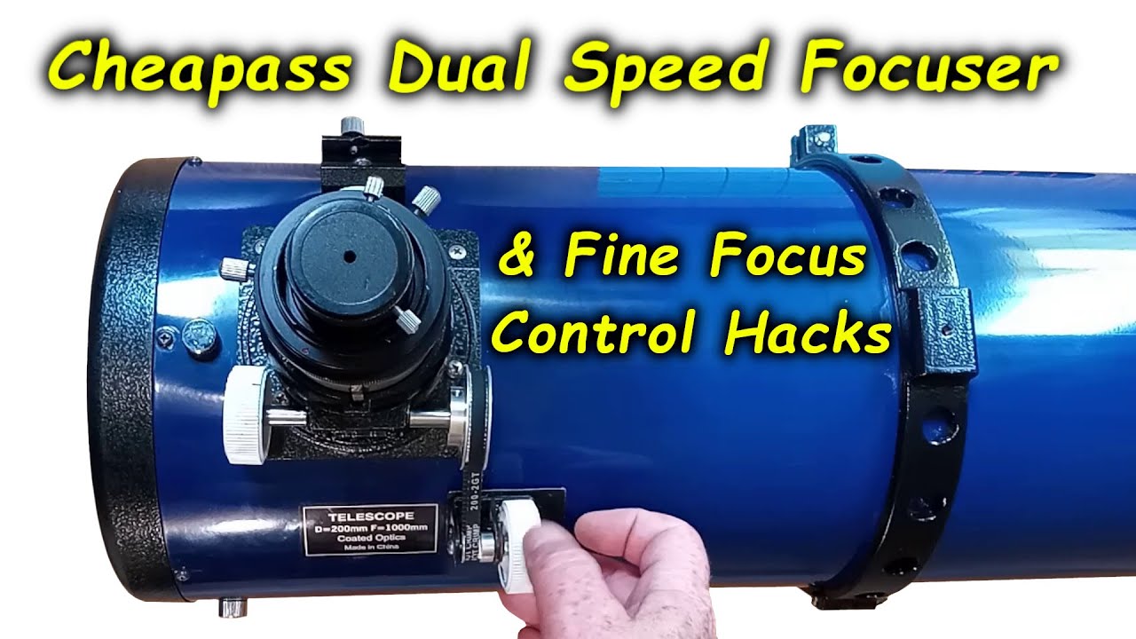 Focuser Fine Control Hacks & DIY Dual Speed Focuser
