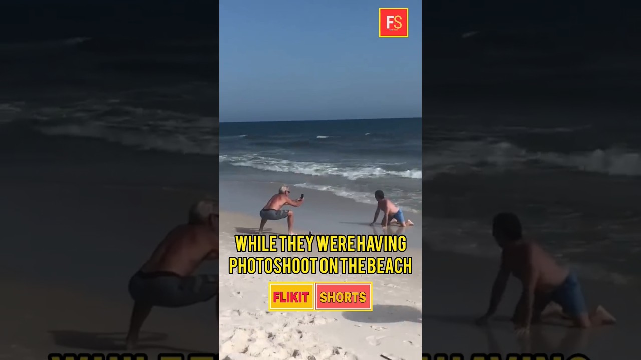 Dad Copies Daughters Pose On the Beach 🏖️⛱️ 